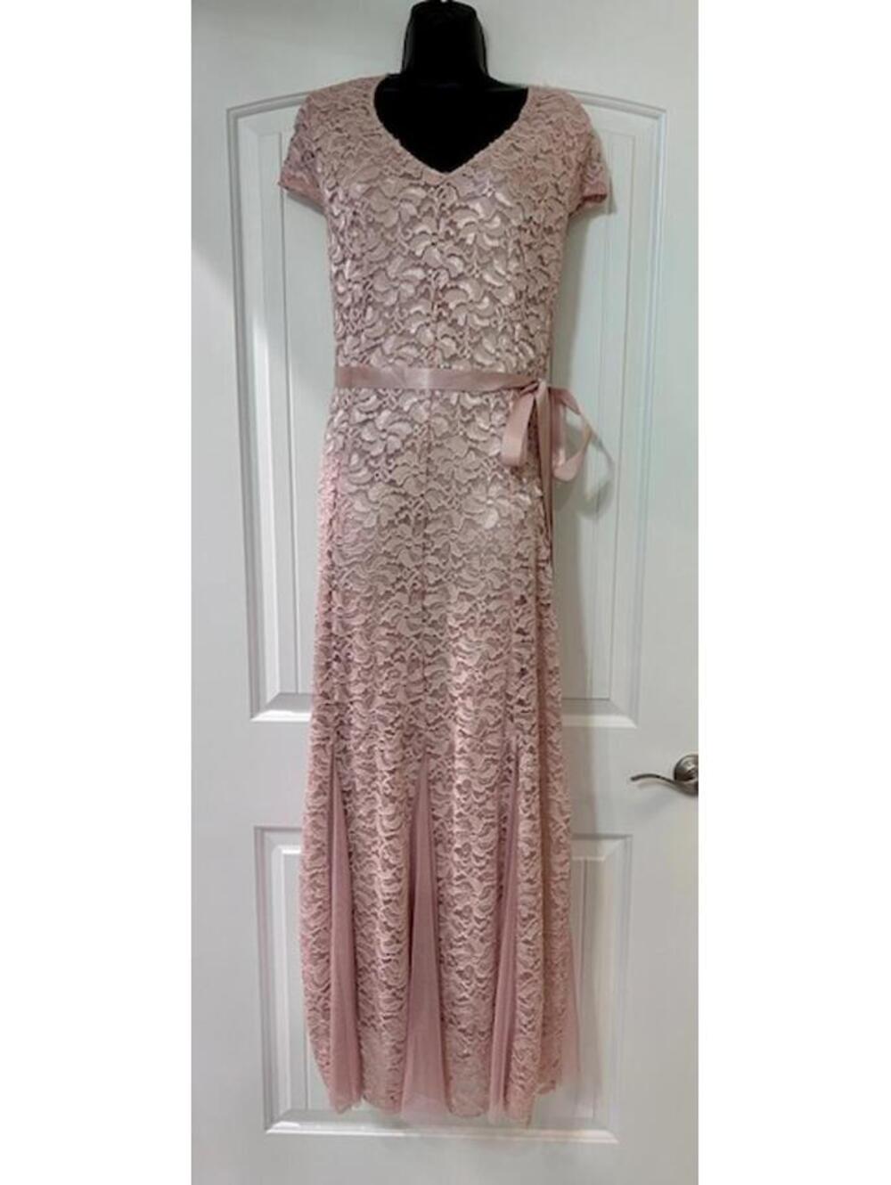 ✨ Blush Lace Soft Mermaid Flair Maxi Dress – Candalite 2X *Dreamy Cottagecore